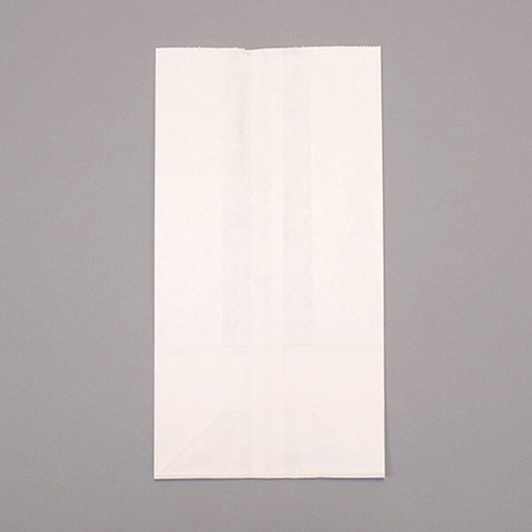 12 lb. White Kraft Paper Bakery Bag